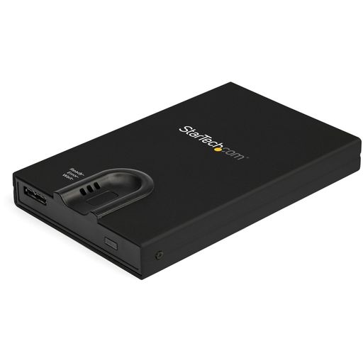 StarTech.com外後ばらい2.5inHDD/SSD容れもの指紋公許役立つことSATA相応う固定ディスク容れものUSB-C/USB-A相応う備品と繋ぎ合わせるS251BMU3FP