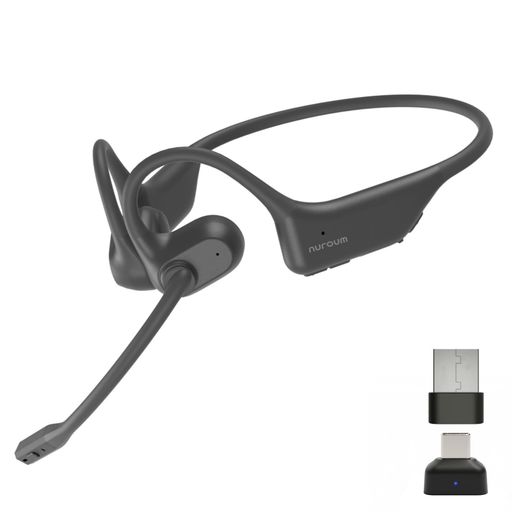 NuroumOpenEarPro2オープンイヤーイヤホンマイク付き添い人【引き上げる評価版】超軽さ・好いたらしい腹積もり|USB-C\u0026USB-Aアダプタ属する|ノイズキャンセリング積み上げるワイヤレスヘッドフォン|耳を塞がない印字機…