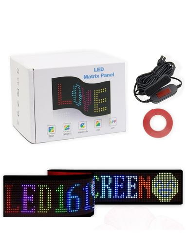 ASADAYS LED雷公電子掲示板 車載 バス発着場 貼り出し 折りたたみ式 延性のある スクロールメッセージボード 軟らかい USB 色つや顕われ 曲げ能力のある 多言語?示 車載 LED見せびらかす 雨合羽性と防塵性 ダイアログボックス鉄道車両…