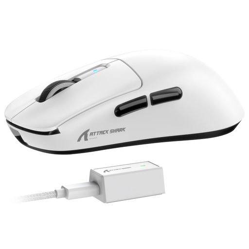 ATTACK SHARK R6 39g超軽量ゲーミングマウス、8000Hz、PixArt PAW3950MAXゲーミングセンサー、42000DPI、Nordic 52840｜シュガーライトSTORE