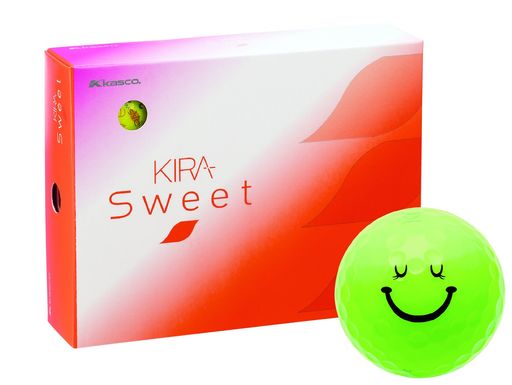 キャスコ(Kasco)ゴルフボールKIRASWEETキャラ1ダース(12個入り)ライム