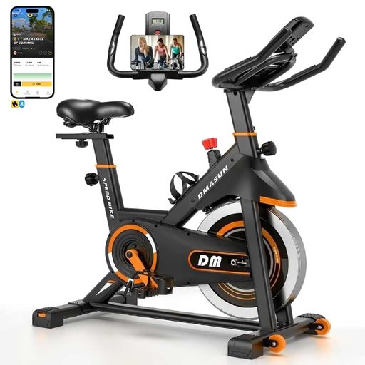 楽天市場】DMASUNエアロバイクフィットネスバイクスピンバイク【2-in-1