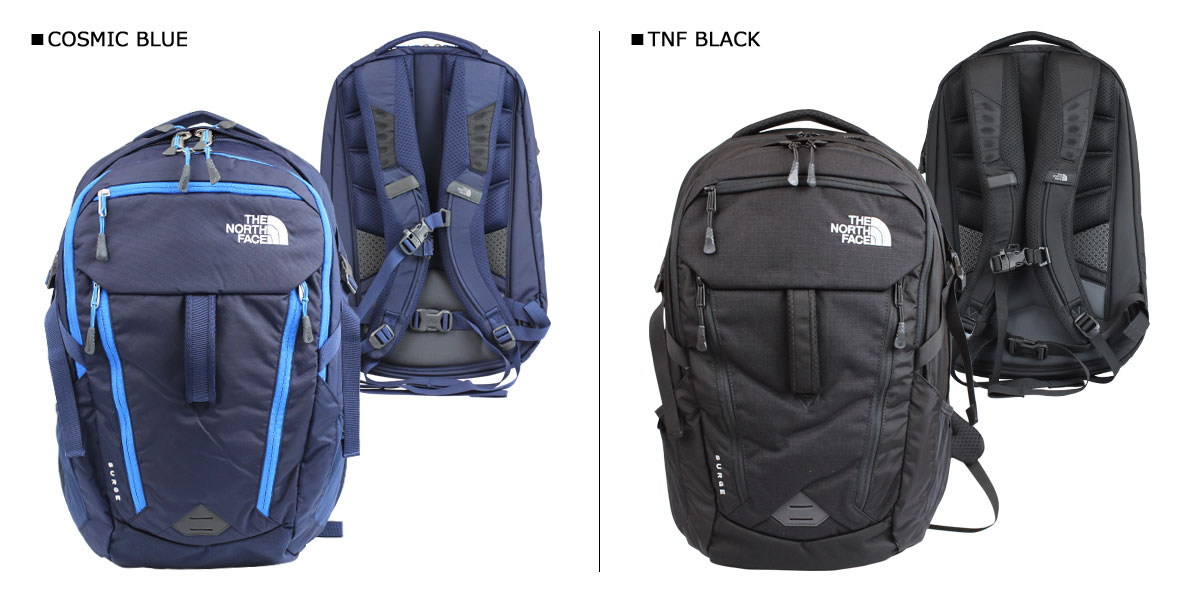 north face surge blue