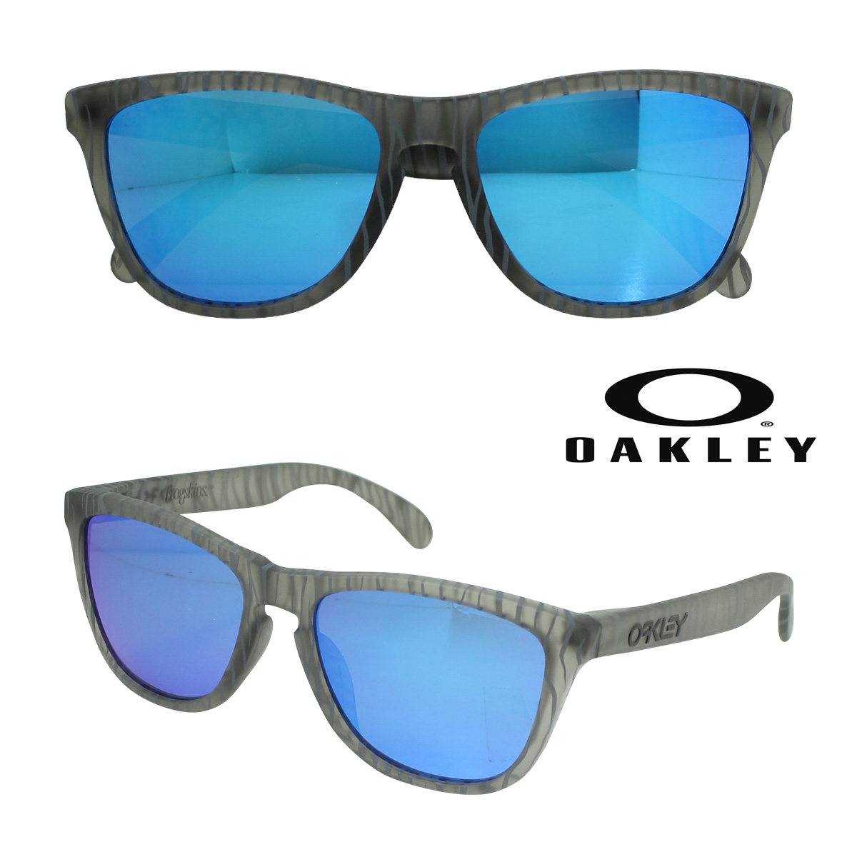 オークリー 正規品 ブーツ Oakley サングラス Frogskins ブーツ Asian Fit フロッグスキン アジアンフィット Oo9245 25 マットグレー メンズ レディース シュガーオンラインショップ 送料無料 対応 オークリー Oakley サングラス