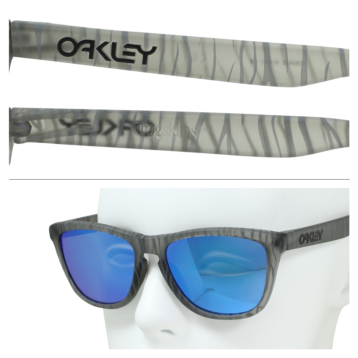 オークリー 正規品 ブーツ Oakley サングラス Frogskins ブーツ Asian Fit フロッグスキン アジアンフィット Oo9245 25 マットグレー メンズ レディース シュガーオンラインショップ 送料無料 対応 オークリー Oakley サングラス