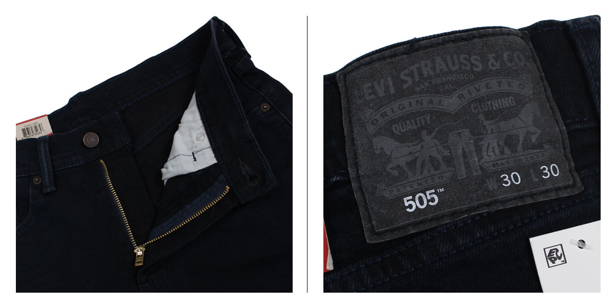 levis 505 stretch black