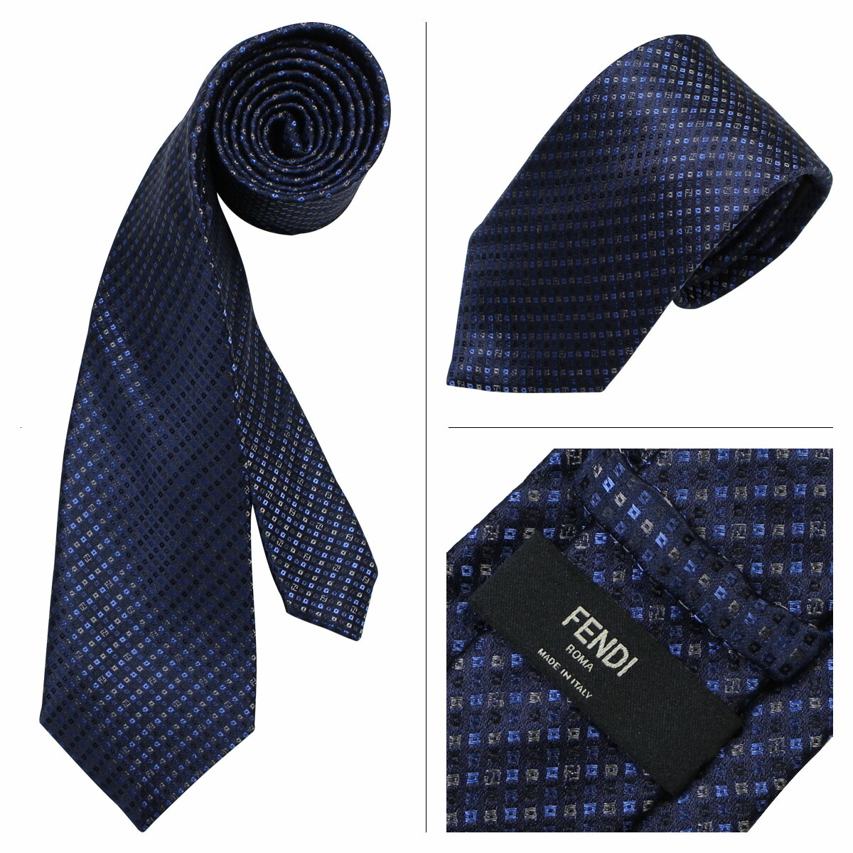 fendi monogram tie