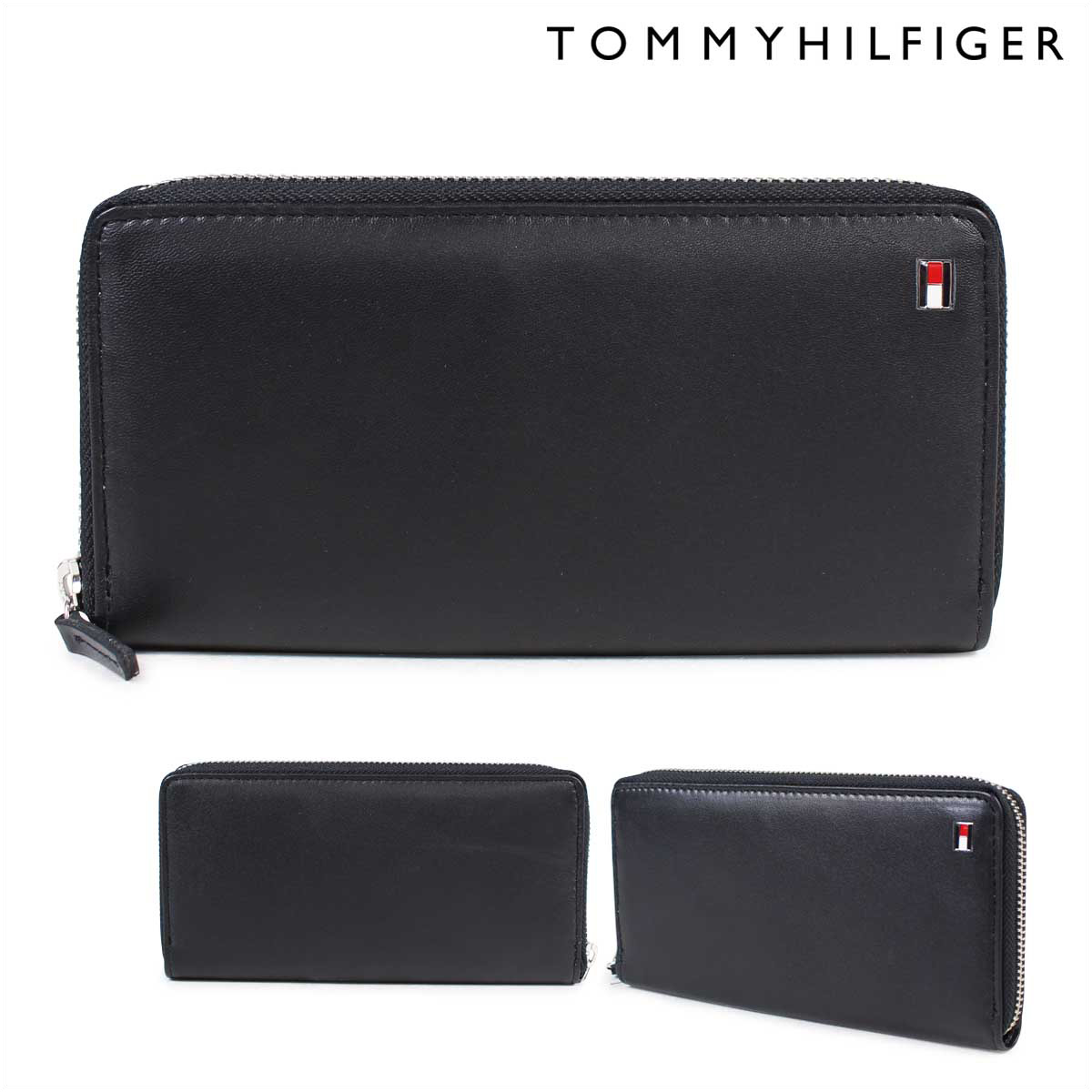 楽天市場 Tommy Hilfiger 財布 トミーヒルフィガー 長財布 メンズ ラウンドファスナー レザー Oxford Wallet 4691 31tl13x009 001 ブラック 黒 シュガーオンラインショップ