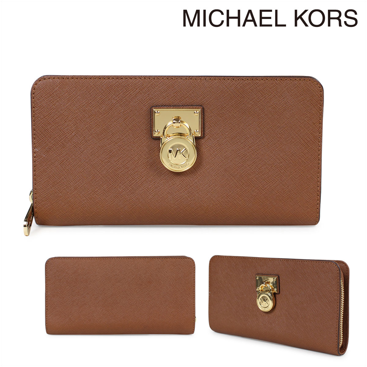 brown mk wallet