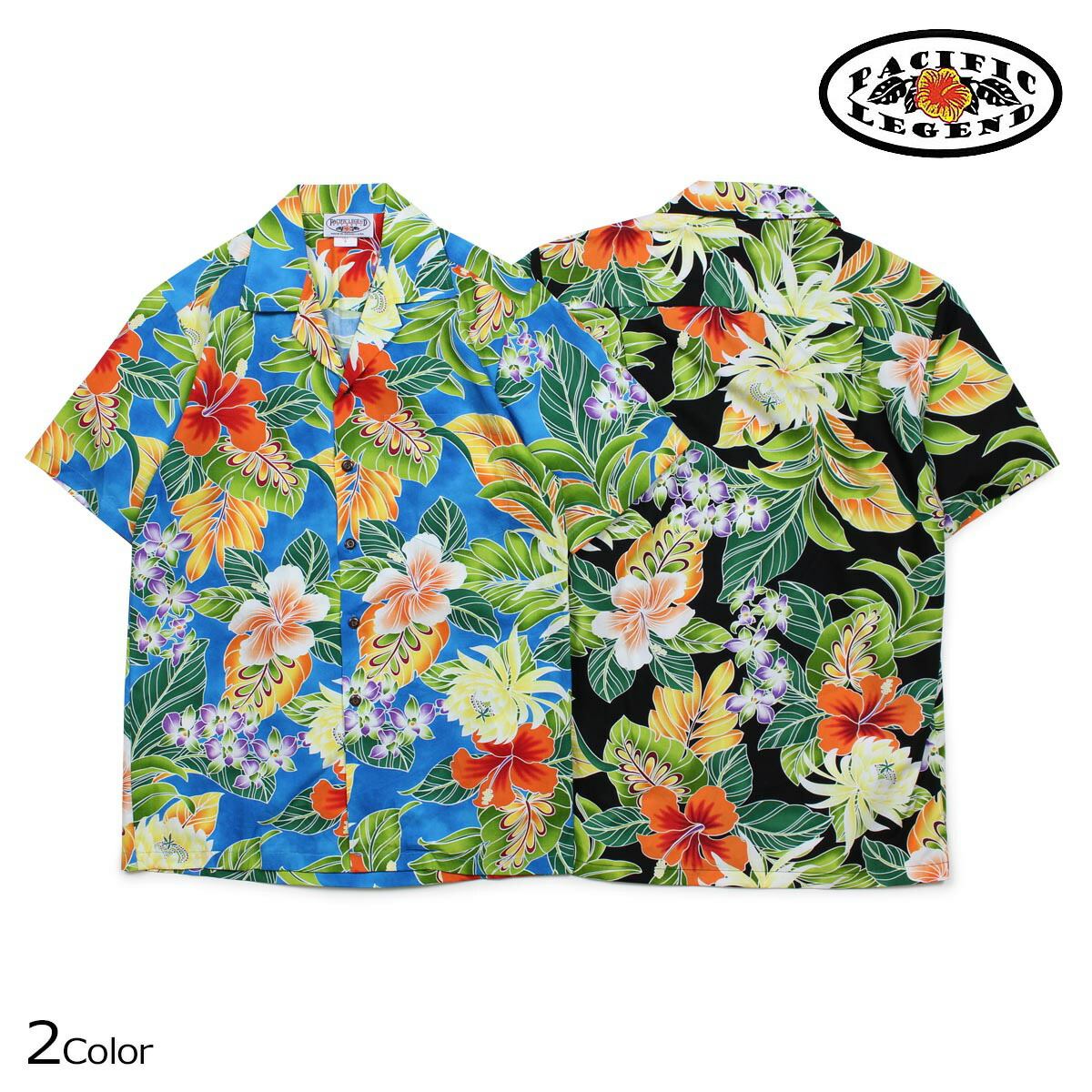 Sugar Online Shop Hawaiian Shirts Black Black Blue 410 3799 Made