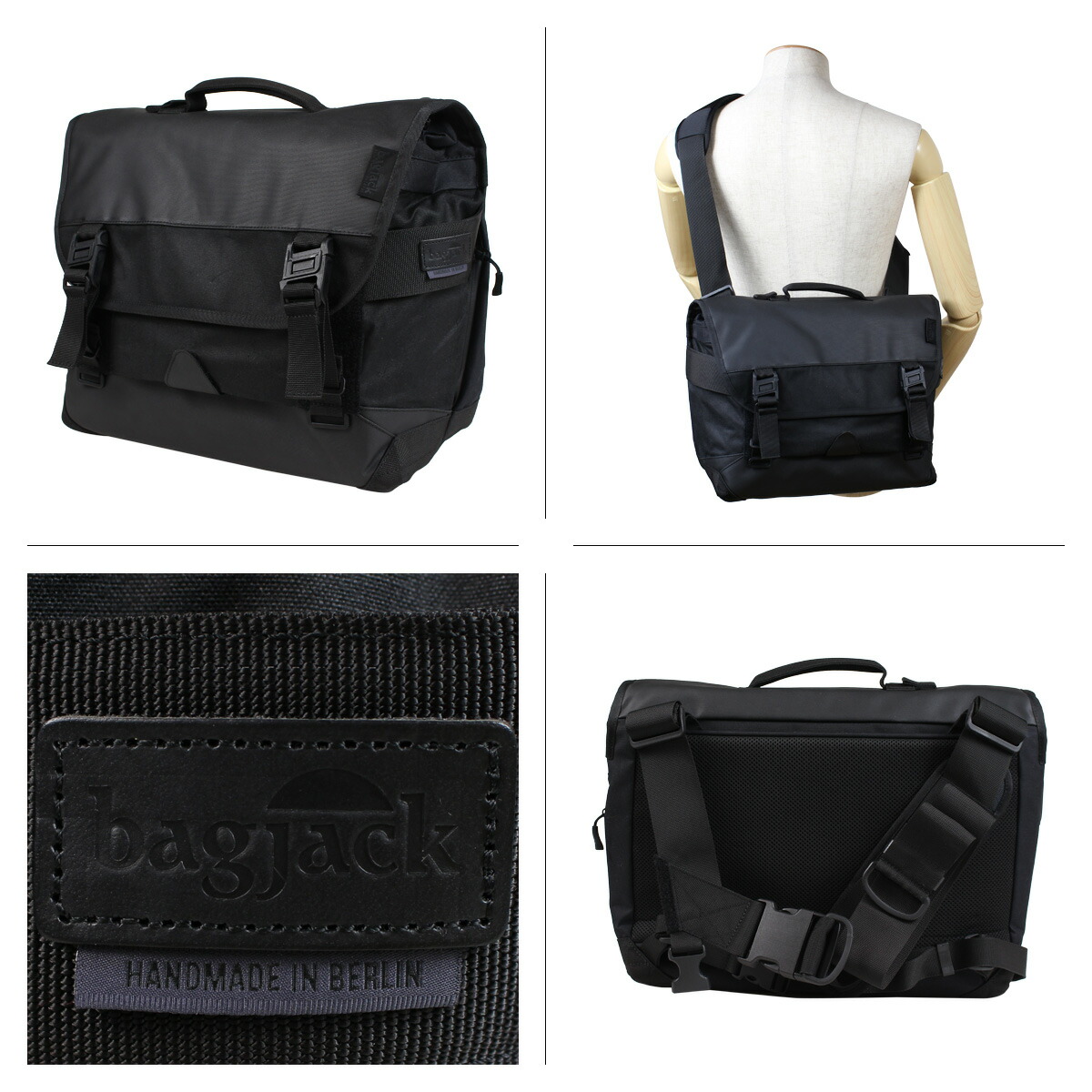 黒 シュガーオンラインショップ メッセンジャーバッグ Bagjack ショルダーバッグ Level バッグジャック メンズ S Bagjack バッグ バッグジャック あす楽対応 Bagjack バッグ メンズ 送料無料 Msngr レディース Next ブラック