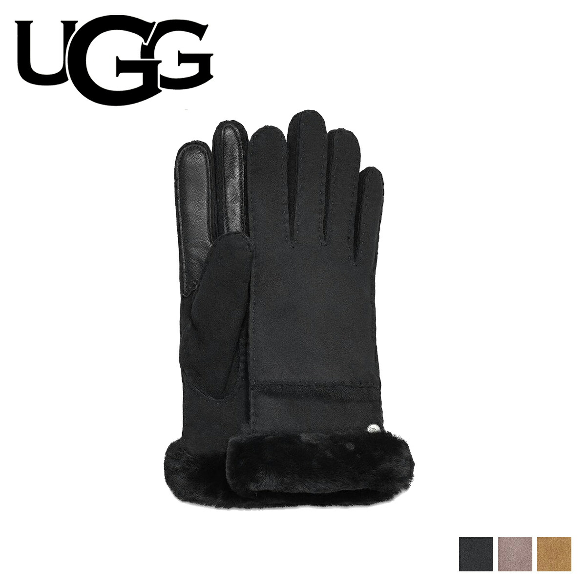 楽天市場 アグ Ugg 手袋 グローブ レディース Seamed Tech Glove スマホ 携帯 対応 ブラック グレー ブラウン bx シュガーオンラインショップ