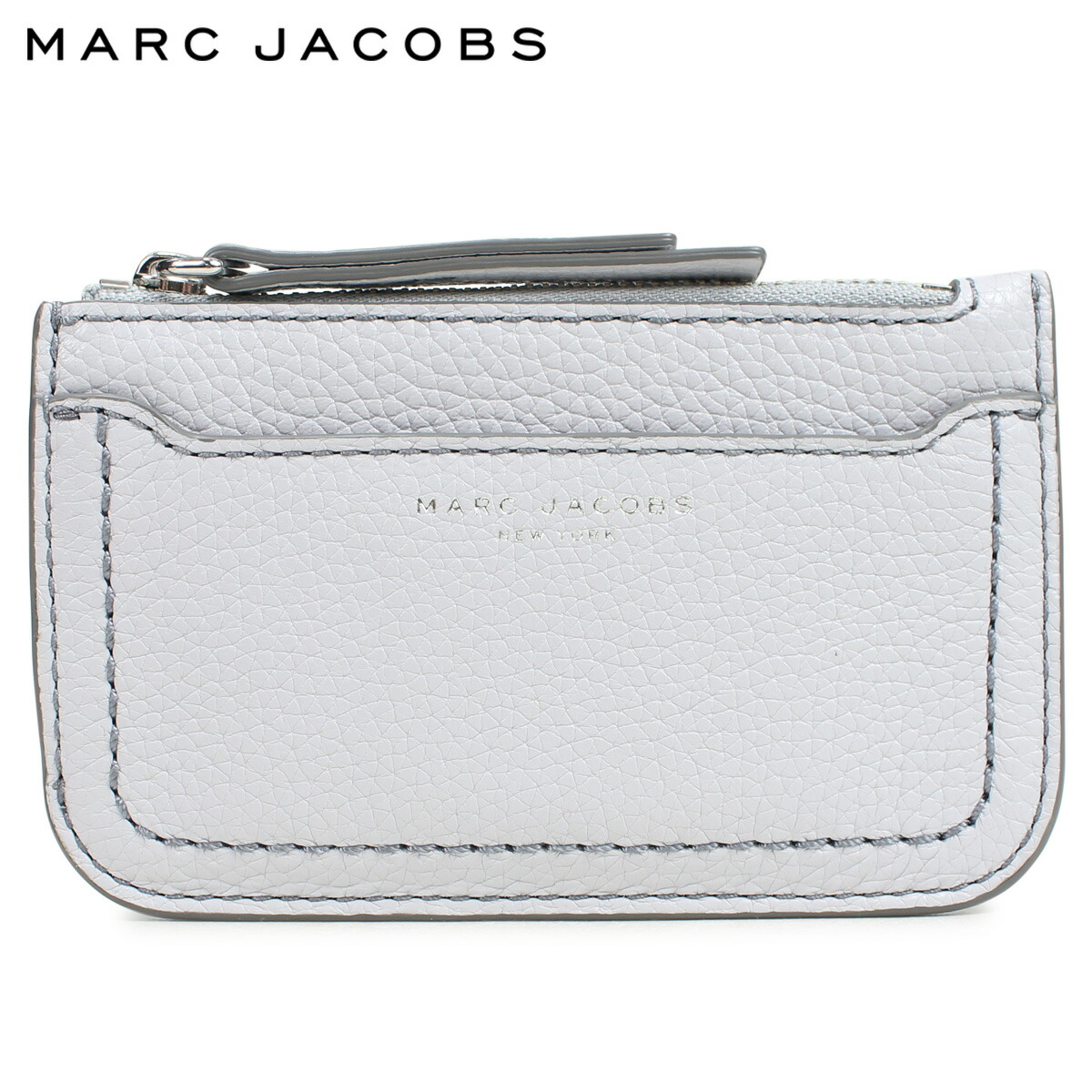 超人気の Marc Jacobs マークジェイコブス カードケース 名刺入れ 小銭入れ レディース レザー Empire City Leather Key Pouch ライト グレー M 052 正規激安 Www Nripost Com