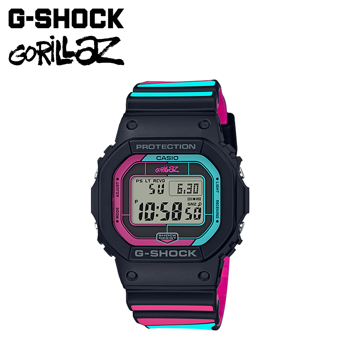 華麗 Casio カシオ G Shock Gorillaz ゴリラズ 腕時計 Gw B5600gz 1jr コラボ ジーショック Gショック G ショック メンズ レディース ブラック 黒 女の子向けプレゼント集結 Www Purpleforparents Us