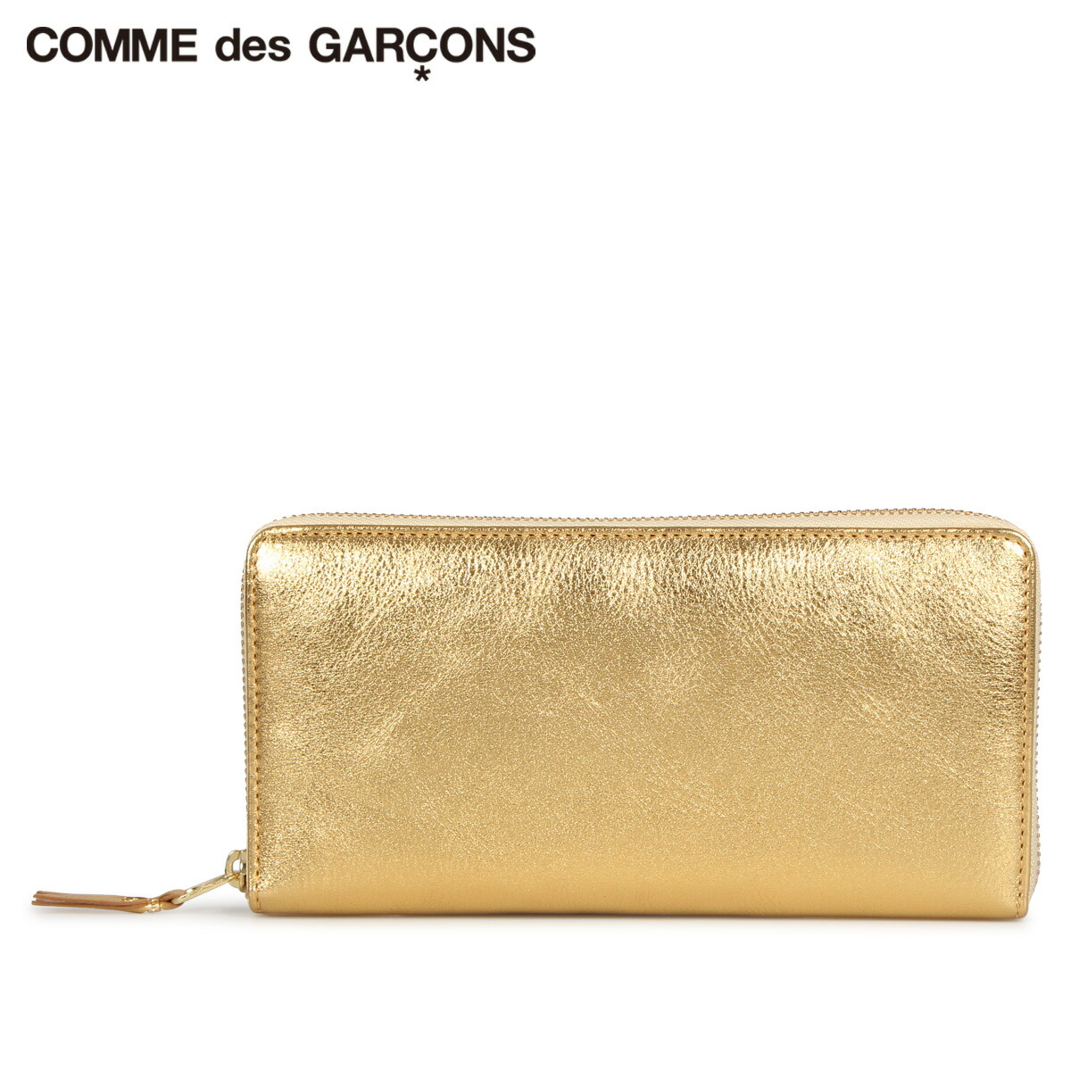comme des garcons gold wallet