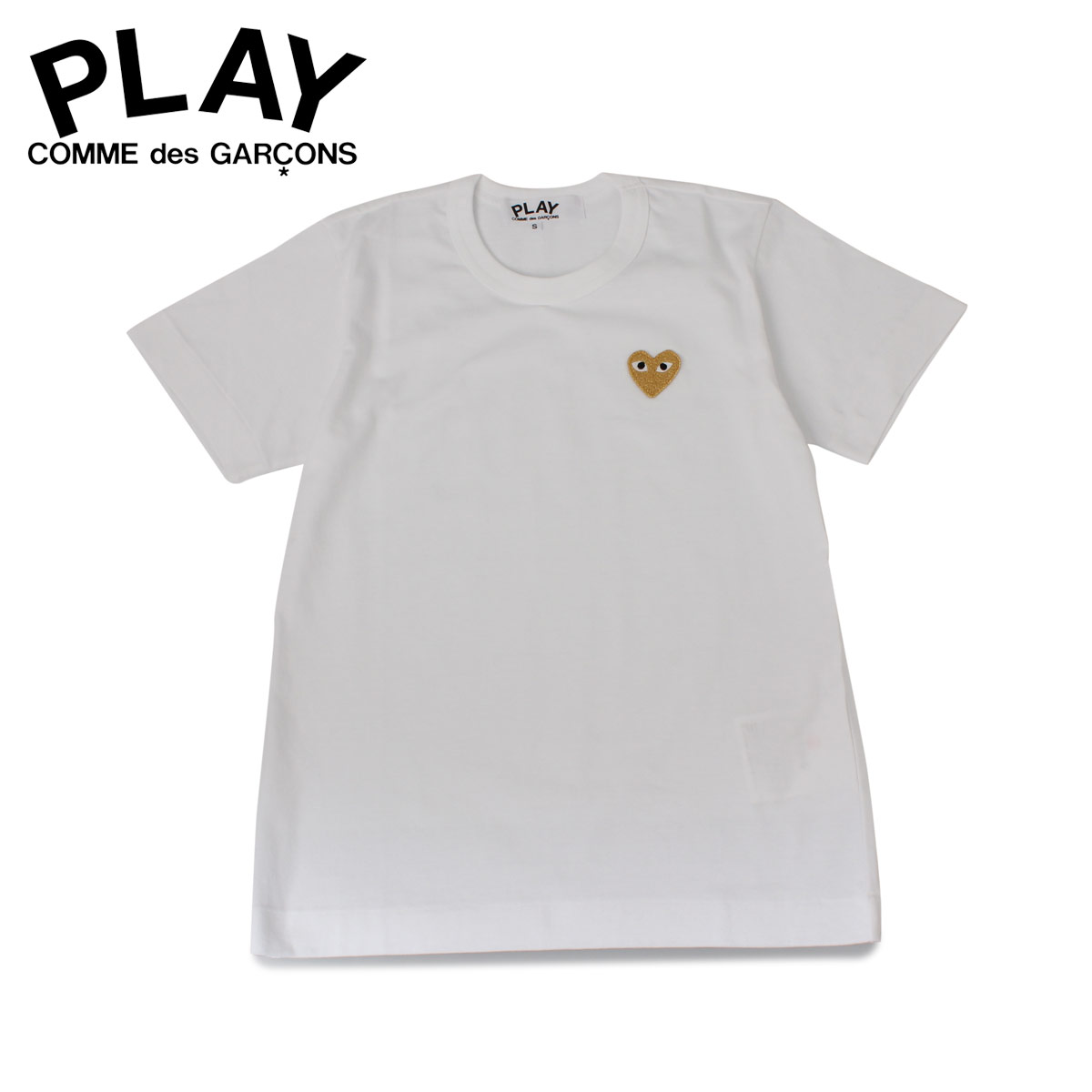 楽天市場 Play Comme Des Garcons プレイ コムデギャルソン Tシャツ 半袖 レディース Basic Logo Tee ホワイト 白 T シュガーオンラインショップ