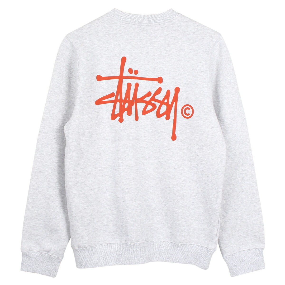 超美品 Stussy Women Basic Logo Crew ステューシー トレーナー スウェット レディース 裏起毛 グレー ライト グリーン 驚きの値段 Laser 101 Com