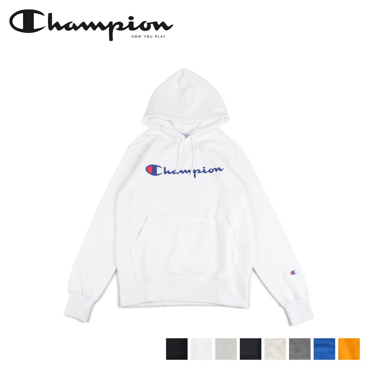 【楽天市場】Champion チャンピオン パーカー スウェット プルオーバー メンズ レディース ロゴ PULLOVER HOODED