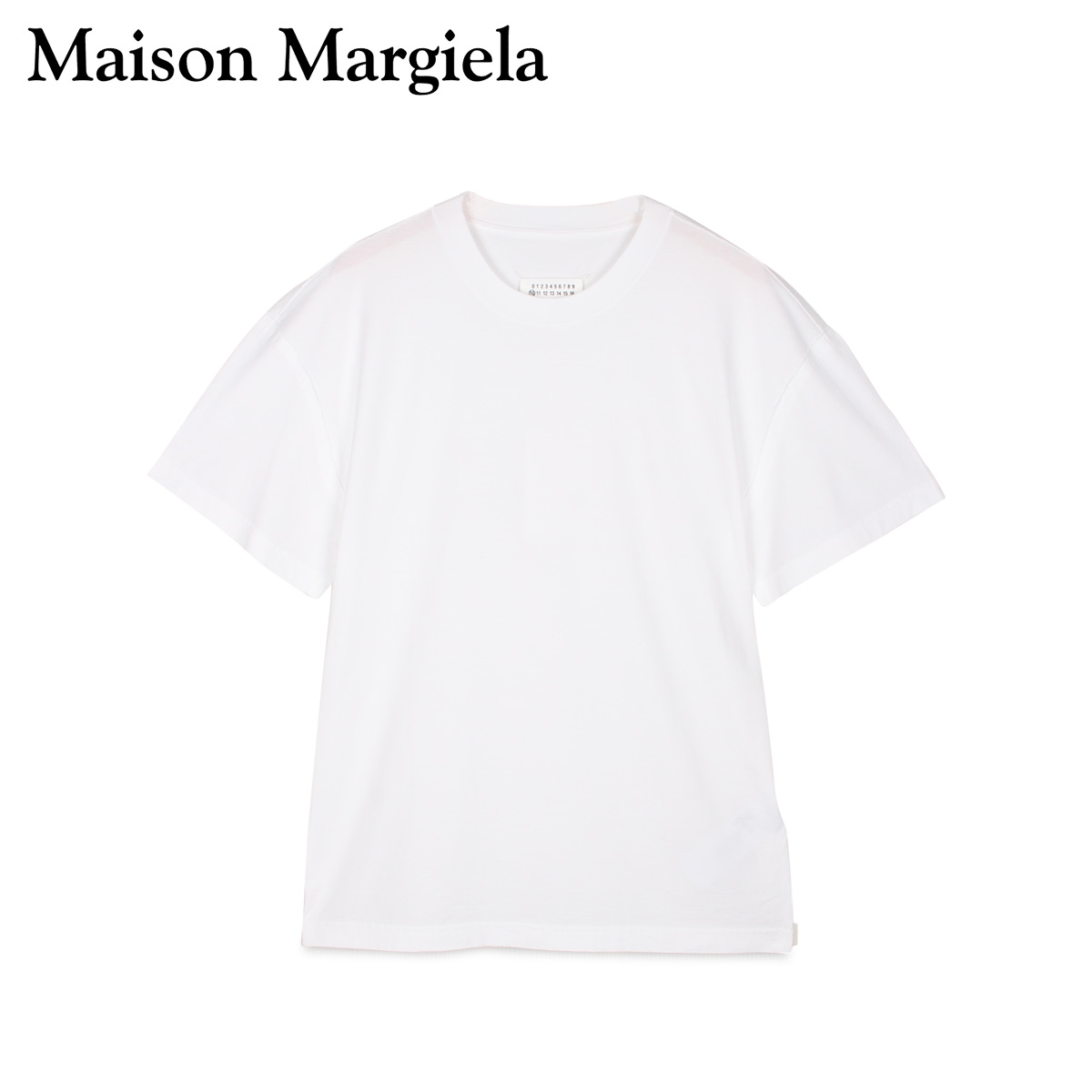 出産祝い Tシャツ カットソー Maison S50gc0600 100 白 ホワイト Shirt T メンズ 半袖 Tシャツ メゾンマルジェラ Margiela Dgb Gov Bf