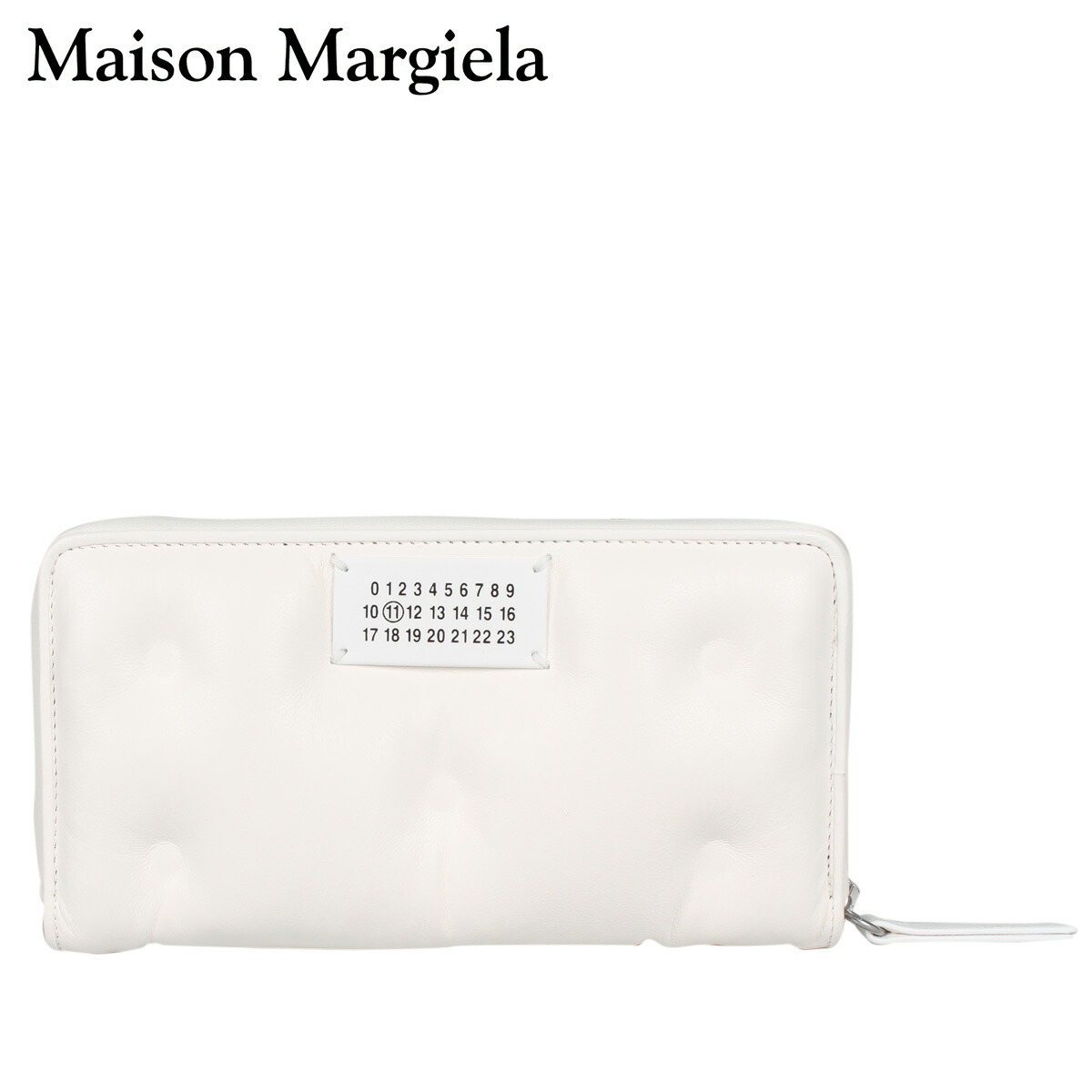 Maison Margiela メンズ メゾンマルジェラ 財布 白 長財布 Maison メンズ レディース ラウンドファスナー Glam Slam ホワイト 白 S56ui0110 シュガーオンラインショップ 送料無料 あす楽対応 メゾンマルジェラ Maison Margiela 財布 長財布