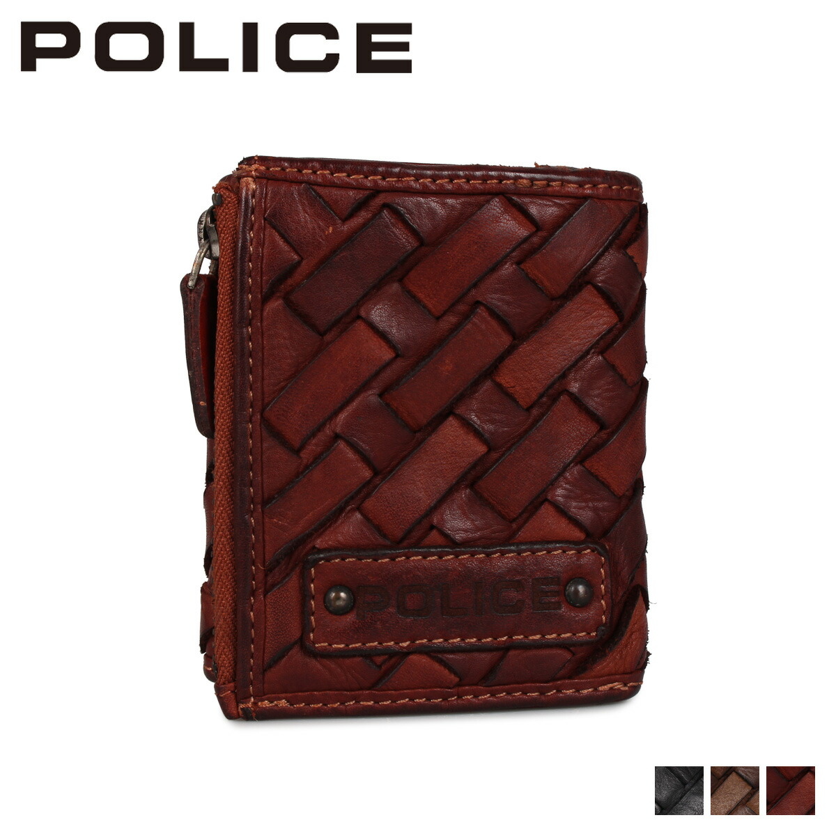 流行に 楽天市場 最大600円offクーポン Police ポリス 財布 三つ折り メッシュ メンズ 本革 Tri Fold Wallet ブラック ネイビー ブラウン 黒 Pa シュガーオンラインショップ 内祝い Www Masterworksfineart Com