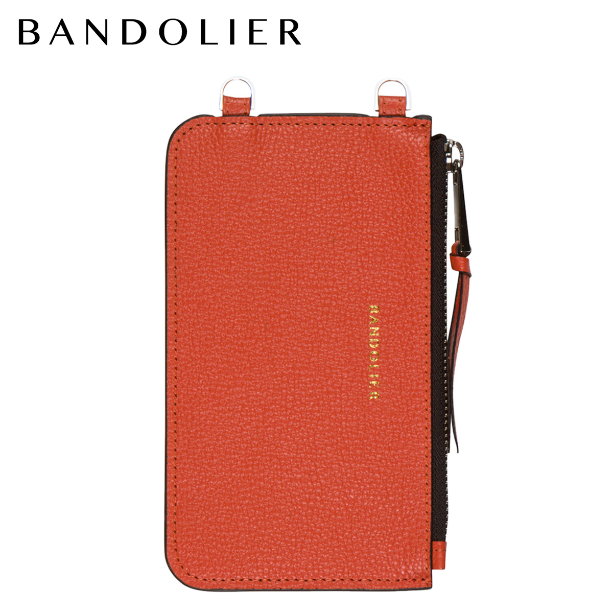 人気絶頂 バンドリヤー Bandolier ポーチ スマホ 携帯 エマ メンズ レディース レザー Emma Orange Pouch オレンジ emorgs 超人気 Www Nripost Com