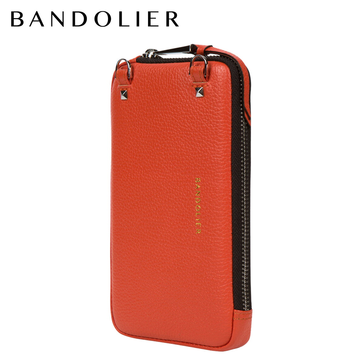 【最大1000円OFFクーポン発行中】 バンドリヤー BANDOLIER ポーチ スマホ 携帯 エキスパンデッド メンズ レディース レザー EXPANDED ORANGE POUCH オレンジ 21GRA｜シュガーオンラインショップ