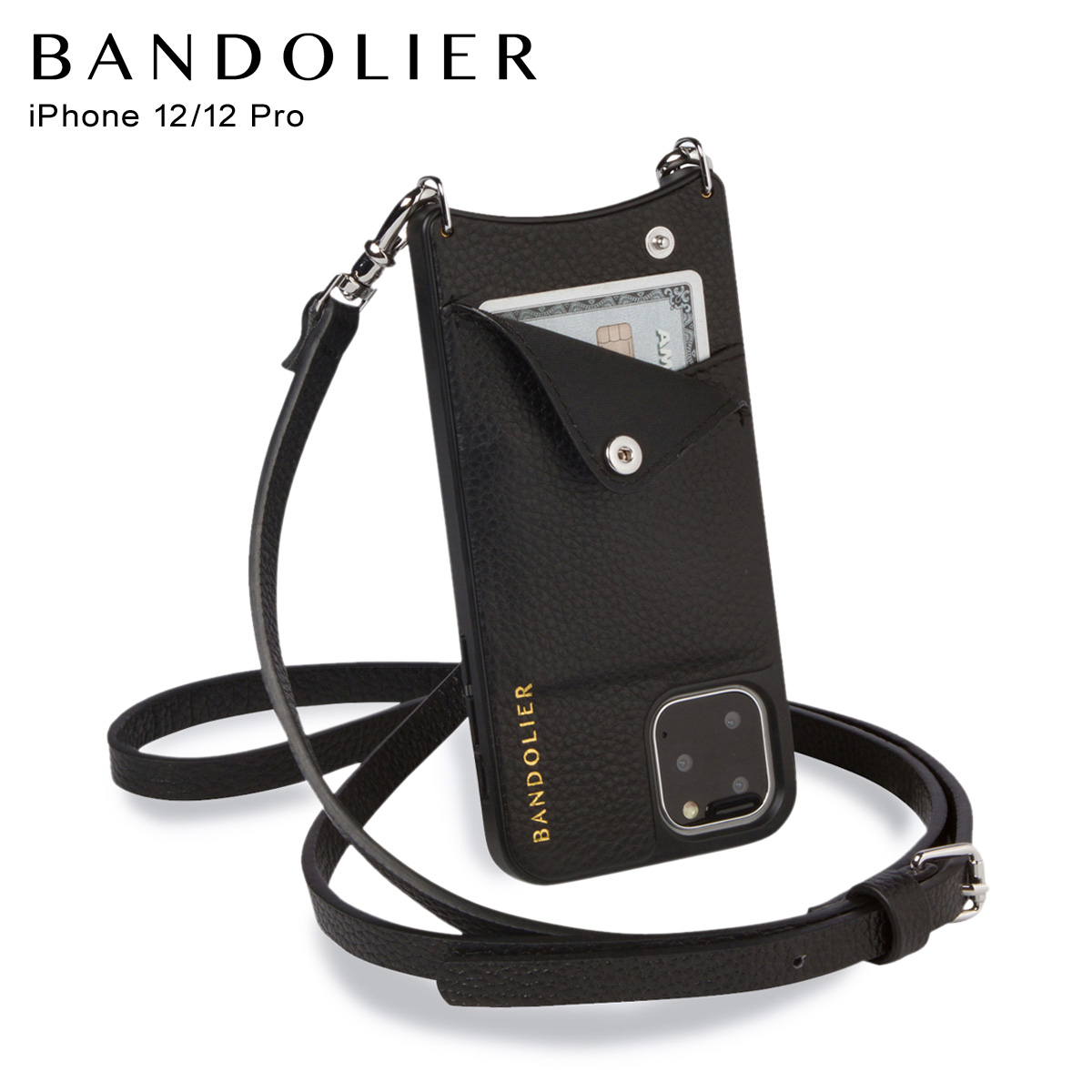 最高級のスーパー BANDOLIER iPhoneケース 目立った傷無し ブラック