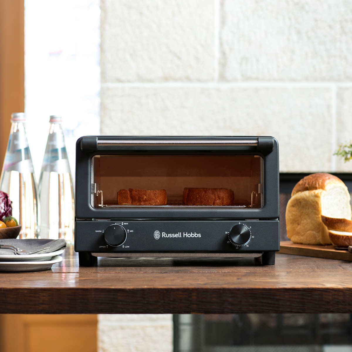 かって Russell Hobbs ラッセルホブス オーブントースター マットブラック 7740JP-BK 4枚焼き TOOLMEAL - 通販 -  PayPayモール イマーとヒ - shineray.com.br