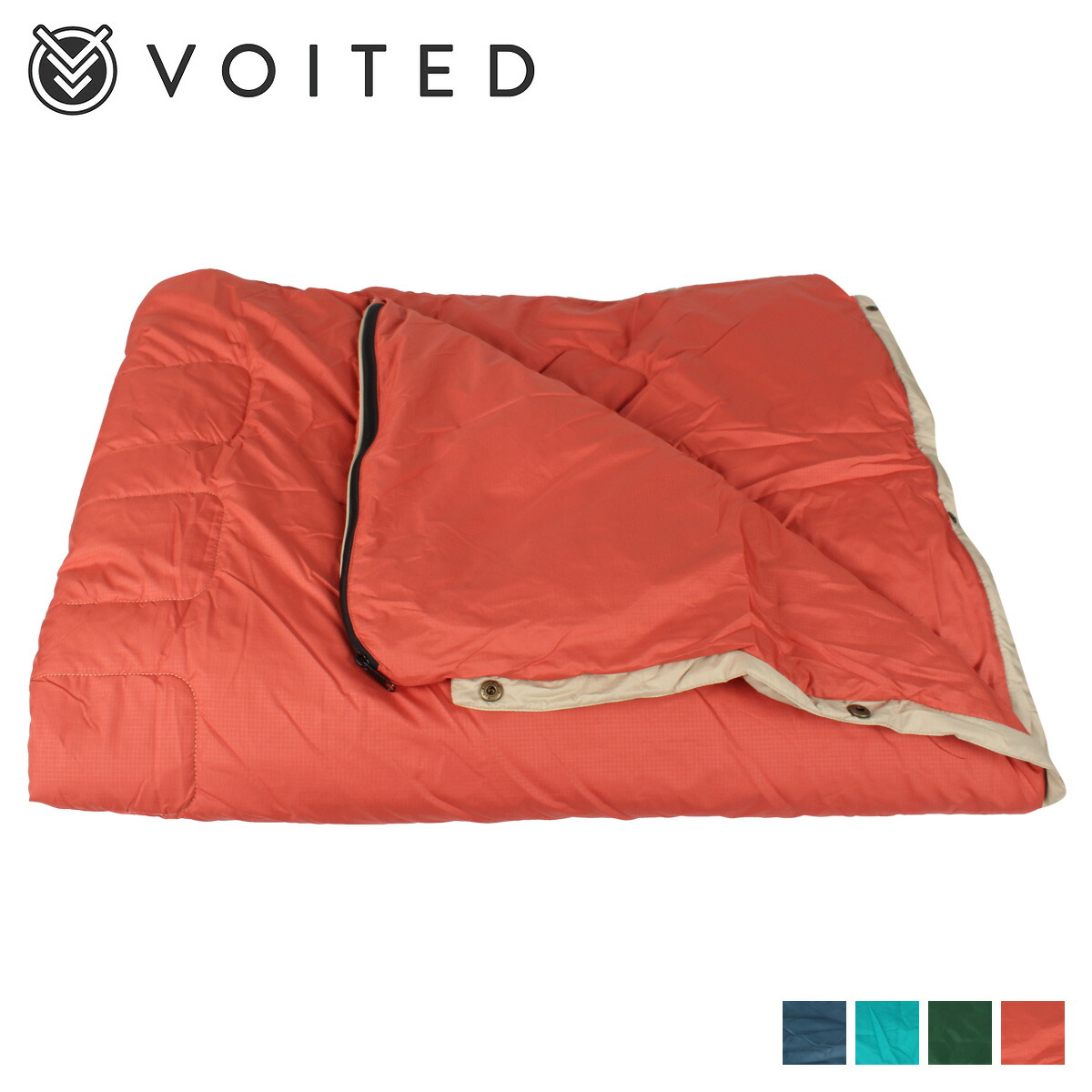 驚きの値段で 毛布 ブランケット 大判 ひざかけ ボイテッド 着る毛布 毛布 ひざ掛け ブランケット Voited ヴォイテッド 軽量 Vun01blpbc オレンジ グリーン ブルー キャンプ アウトドア 防寒 Www Mekatronik Org Tr