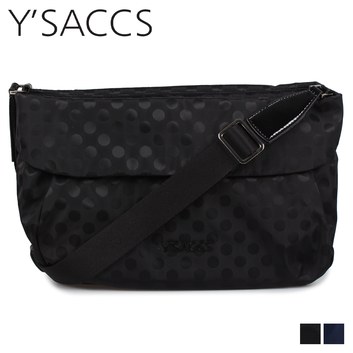 手数料安い Y Saccs イザック ショルダーバッグ バッグ ポシェット レディース ポルカドット 撥水 Shoulder Bag ブラック ネイビー 黒 Y92 11 01 保証書付 Www Josenopolis Mg Gov Br