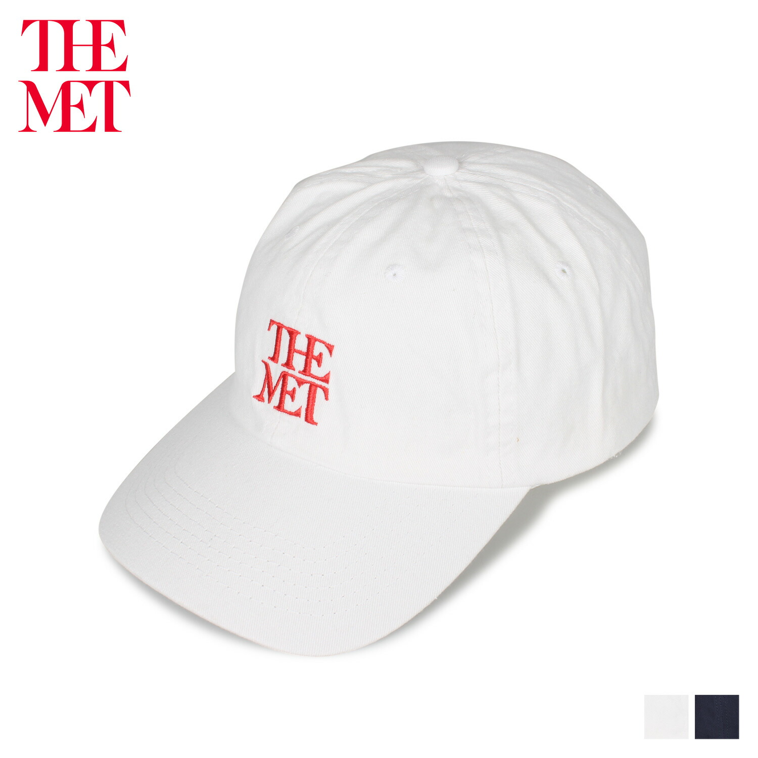 メトロポリタン ロゴ アジャスタブル メンズ キャップ 帽子