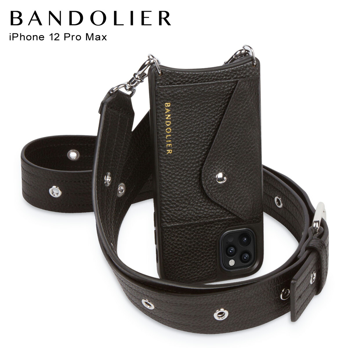 楽天市場 最大1000円offクーポン バンドリヤー Bandolier Iphone 12 Pro Max ケース スマホ 携帯 アイフォン フランキー メンズ レディース Frankie Black ブラック 黒 14frmlbl シュガーオンラインショップ