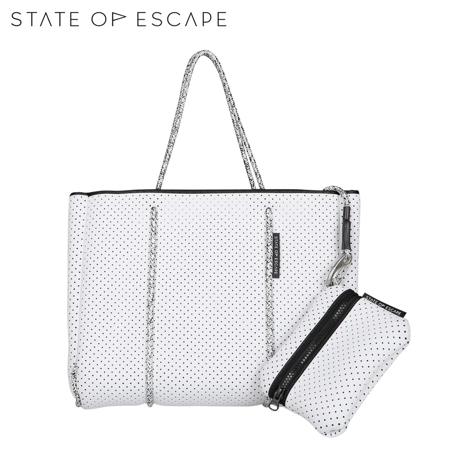 State Of Escape ステイト オブ エスケープ トートバッグ レディース 大きめ Escape ホワイト 白 Escblendwht Isep Edu Ar