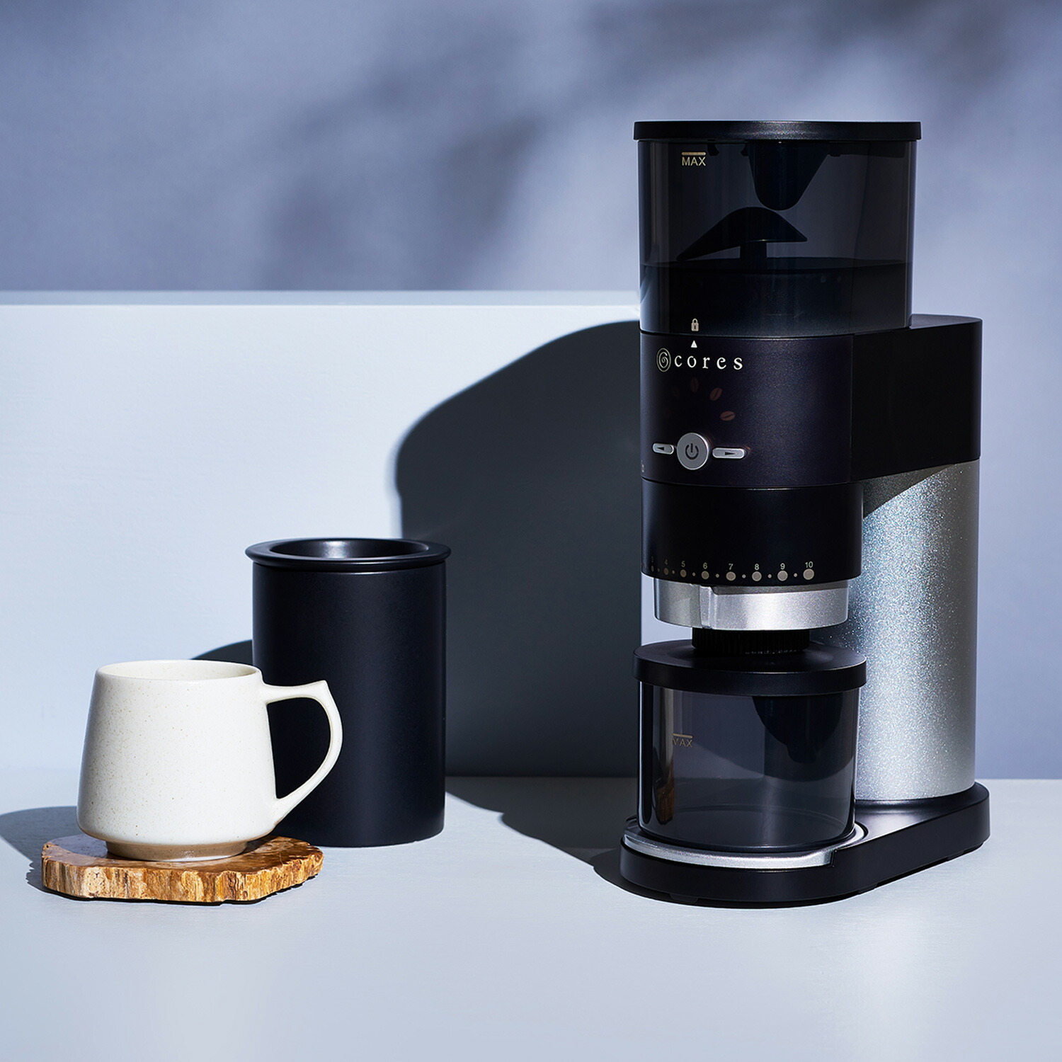 【最大1000円OFFクーポン】コレスcoresコーヒーミルコーヒーマシーン珈琲ミルコーヒーグラインダー電動コーングライダーC330