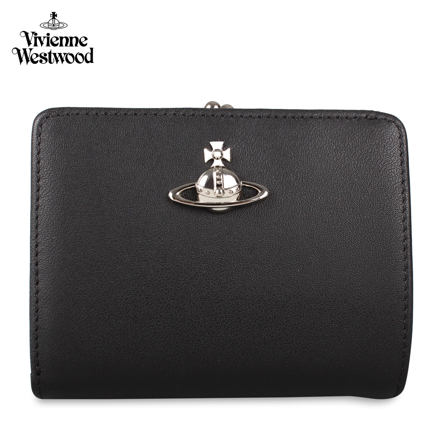 サイフ Vivienne 黒 レディース 送料無料 シュガーオンラインショップ 人気新作 ヴィヴィアンウエストウッド Alex ヴィヴィアンウエストウッド メンズ あす楽対応 二つ折財布 がま口 ブラック 黒 Pocket さいふ 二つ折り財布 二つ折り財布 Frame