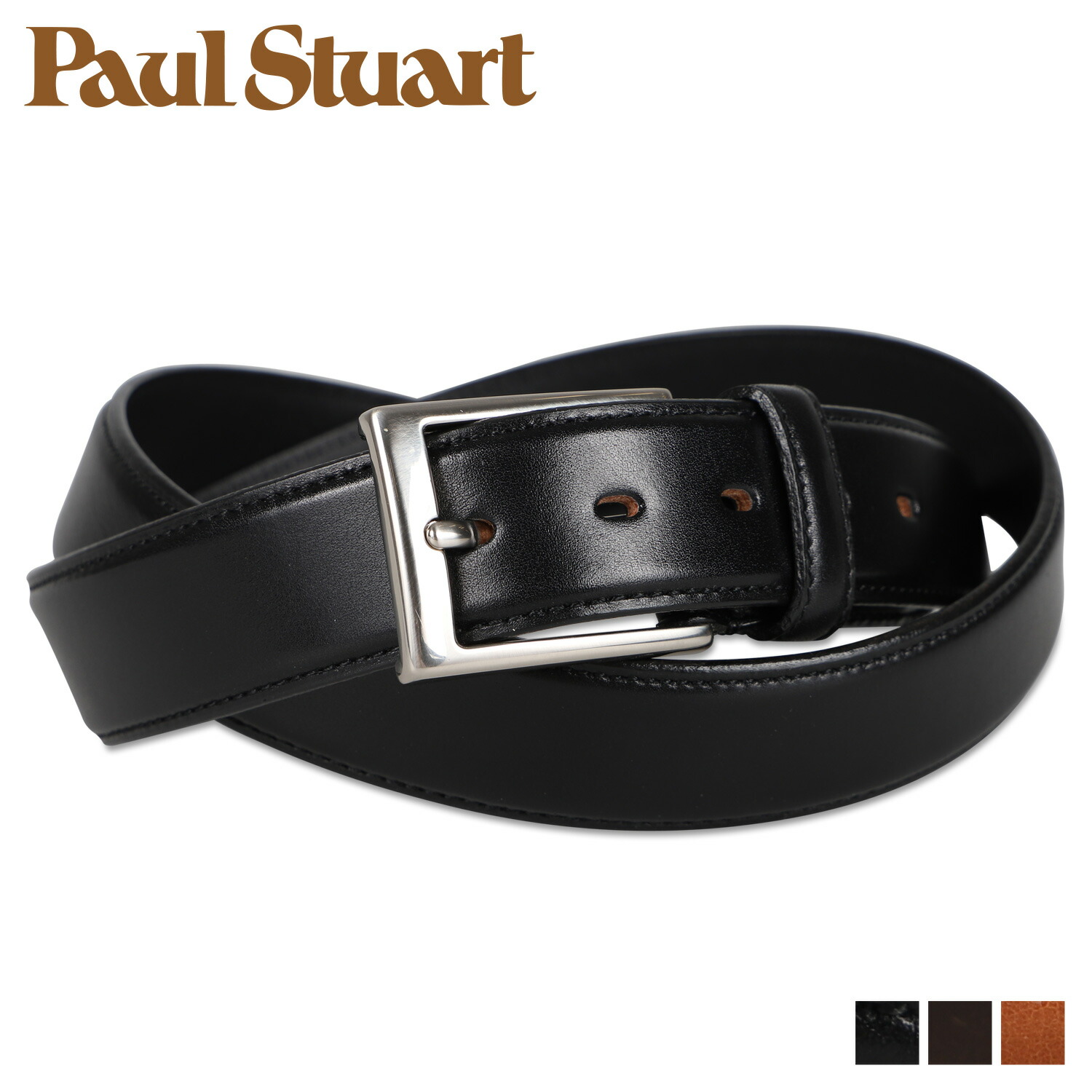 楽天市場】Paul Stuart ポールスチュアート ベルト メンズ 本革