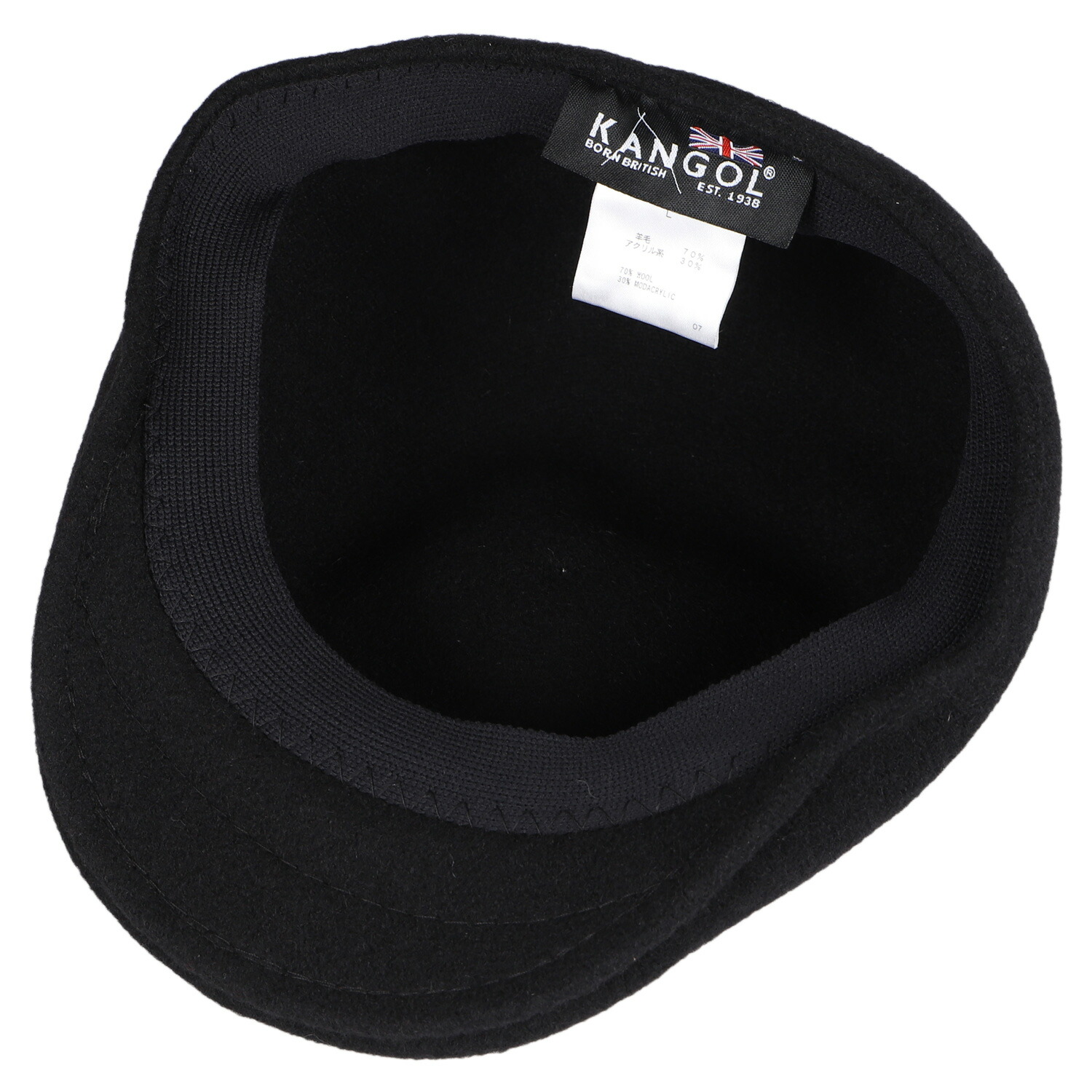 公式 KANGOL カンゴール ハンチング 帽子 ベレー帽 メンズ レディース SEAMLESS WOOL 507 ブラック ブラウン 黒  107-169002 qdtek.vn