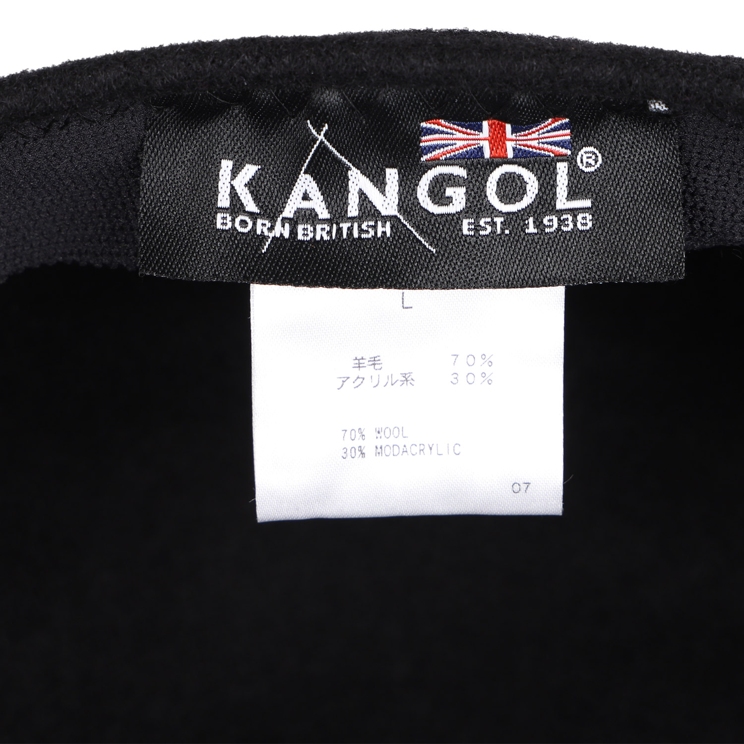 【最大1000円OFFクーポン配布中】KANGOLカンゴールハンチング帽子ベレー帽メンズレディースSEAMLESSWOOL507ブラックブラウン黒107-169002