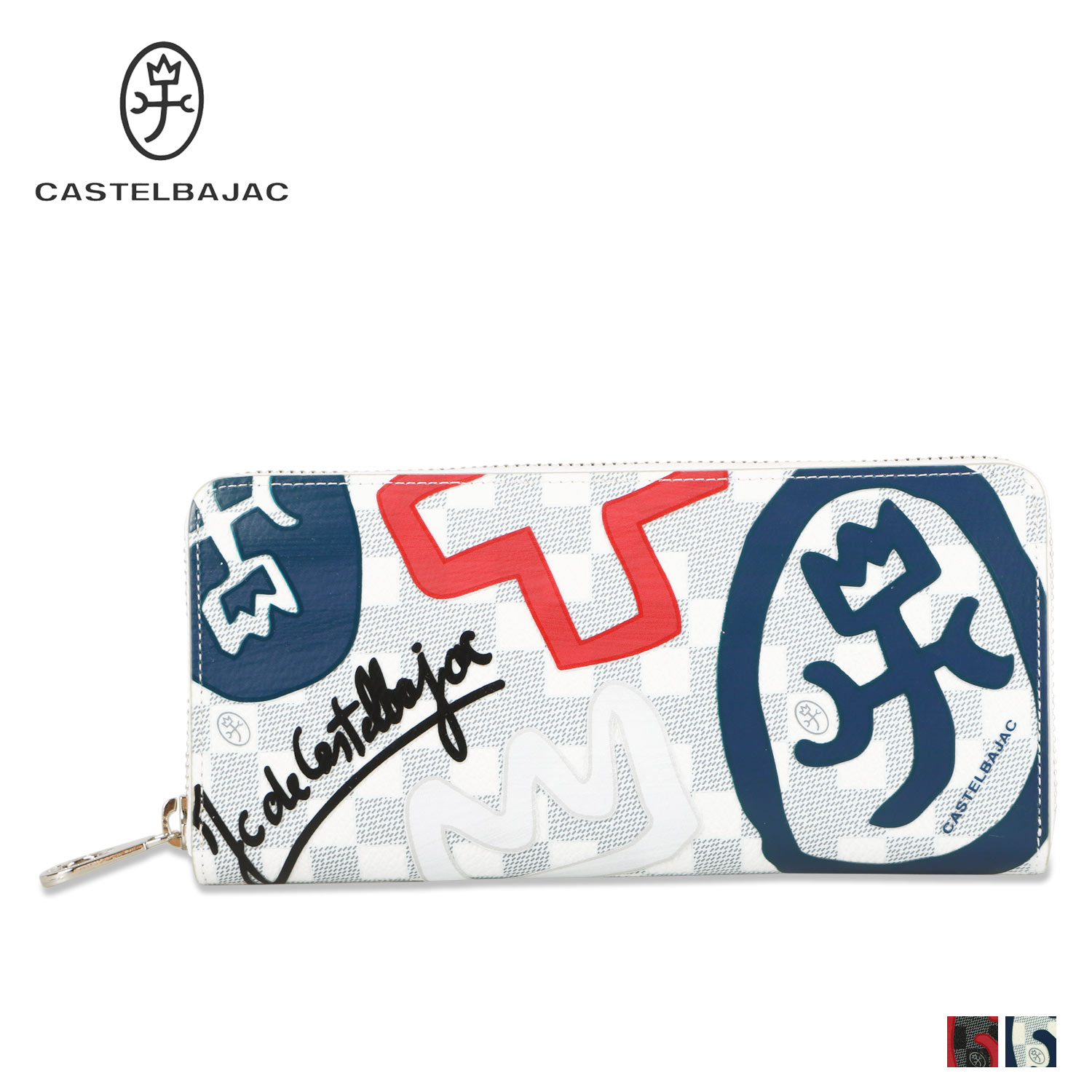 Castelbajac カステルバジャック メンズ 本革 レディース 長財布 クラー 財布