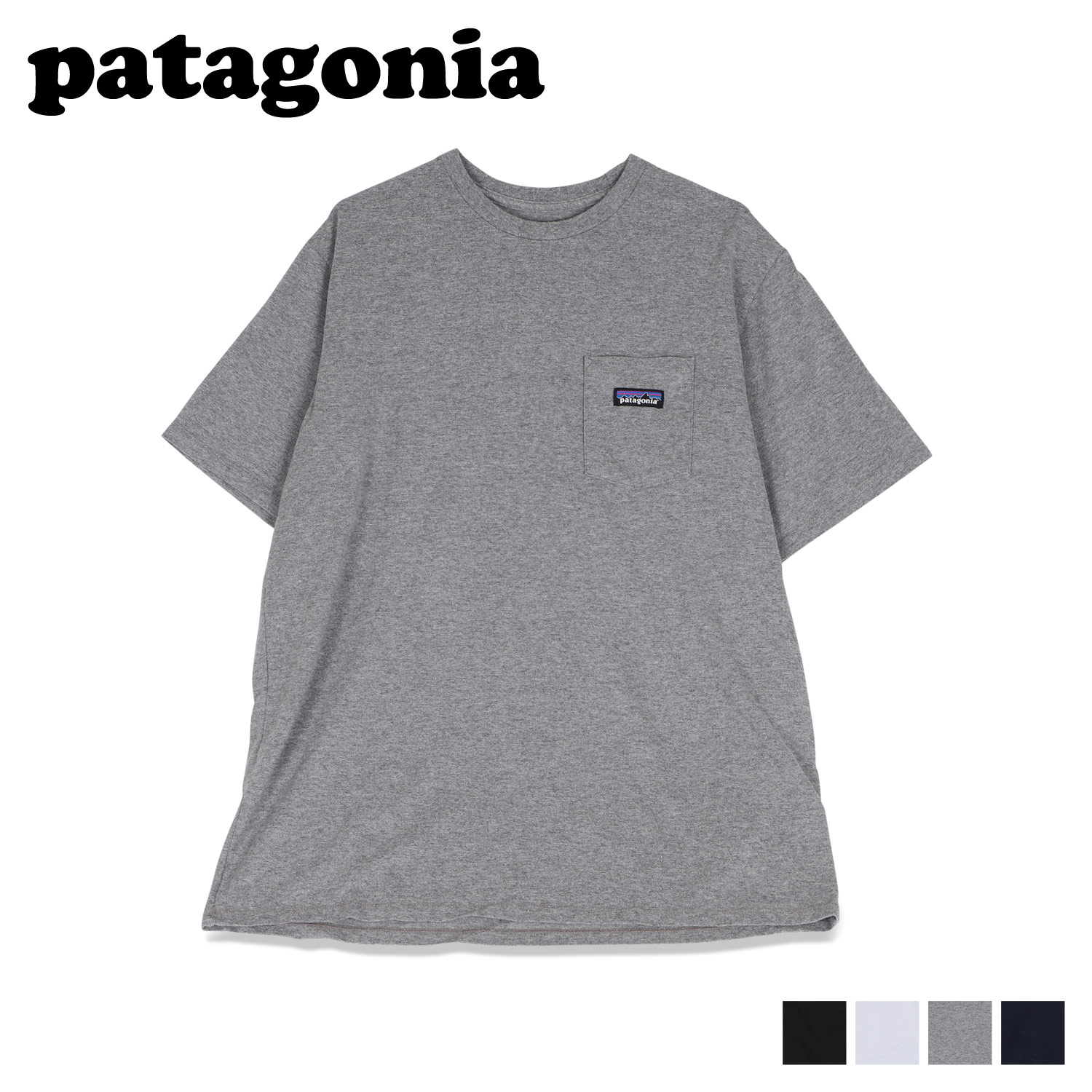 Patagonia パタゴニア 半袖 Label P 6 メンズ レディース Tシャツ Pocket