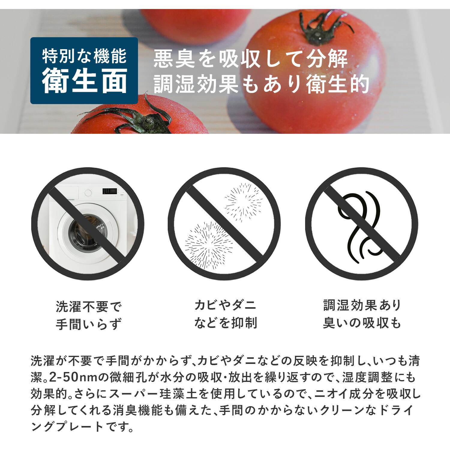 なのらぼ 水切りマット ドライングプレート サイズ 珪藻土 吸水マット 水切りラック