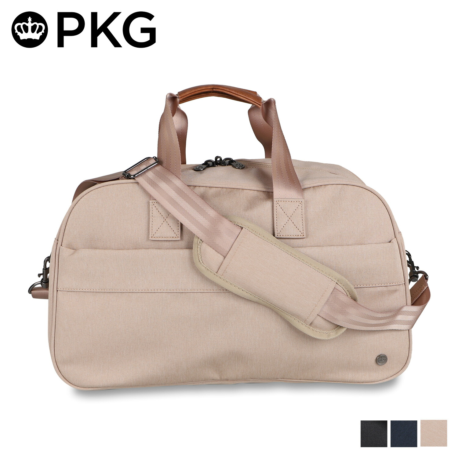 ピーケージー PKG バッグ ボストンバッグ ショルダー ウエストマウント メンズ レディース 26L 軽量 斜め掛け 防水 撥水 WESTMOUNT ブラック ネイビー ベージュ 母の日 12,210円