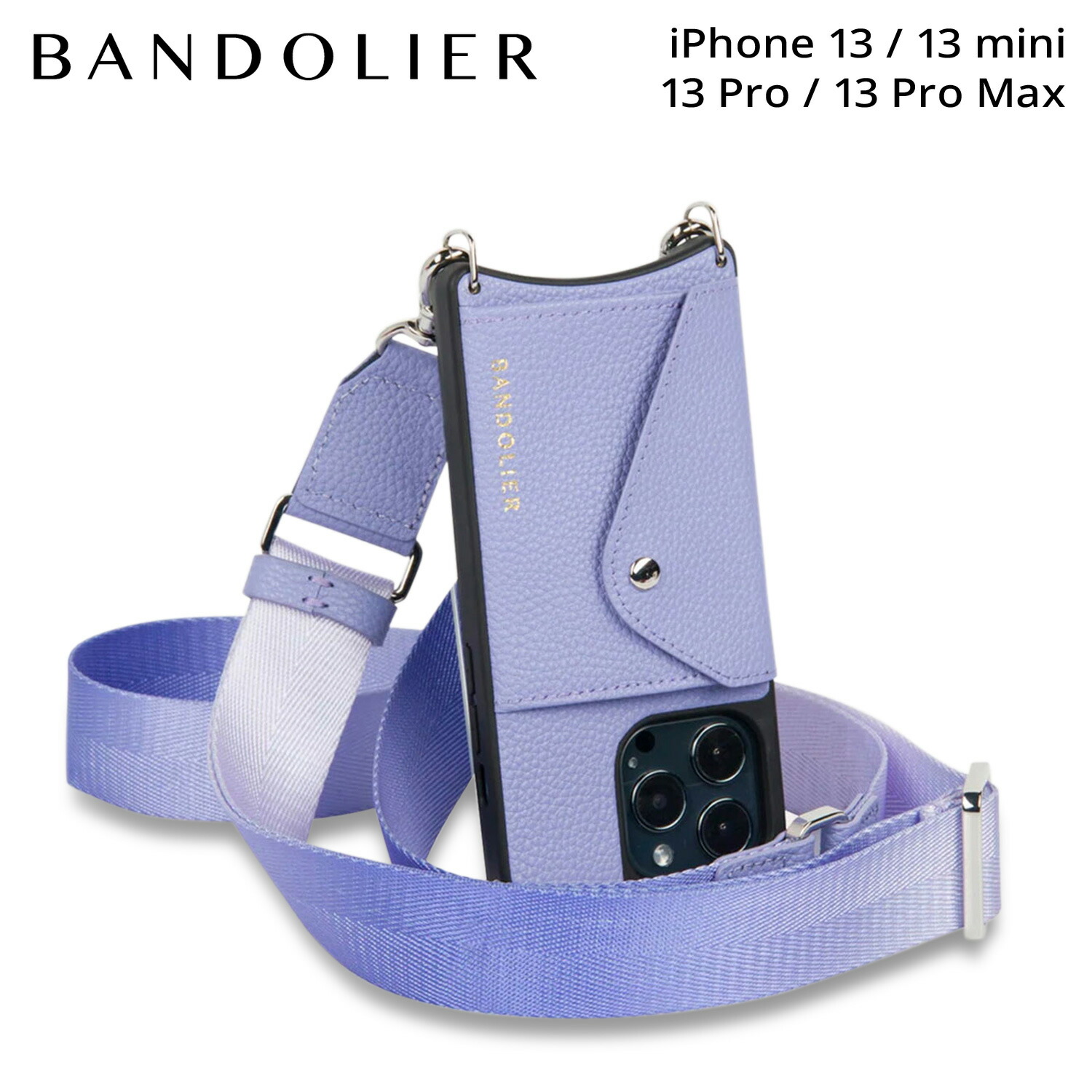 【最大1000円OFFクーポン発行中】 バンドリヤー BANDOLIER スマホショルダー スマホケース iPhone 13 mini iPhone 13 13Pro iPhone 13 Pro Max アイフォン ボウイ オンブル サイドスロット メンズ レディース 14BIGYS｜シュガーオンラインショップ 12,848円