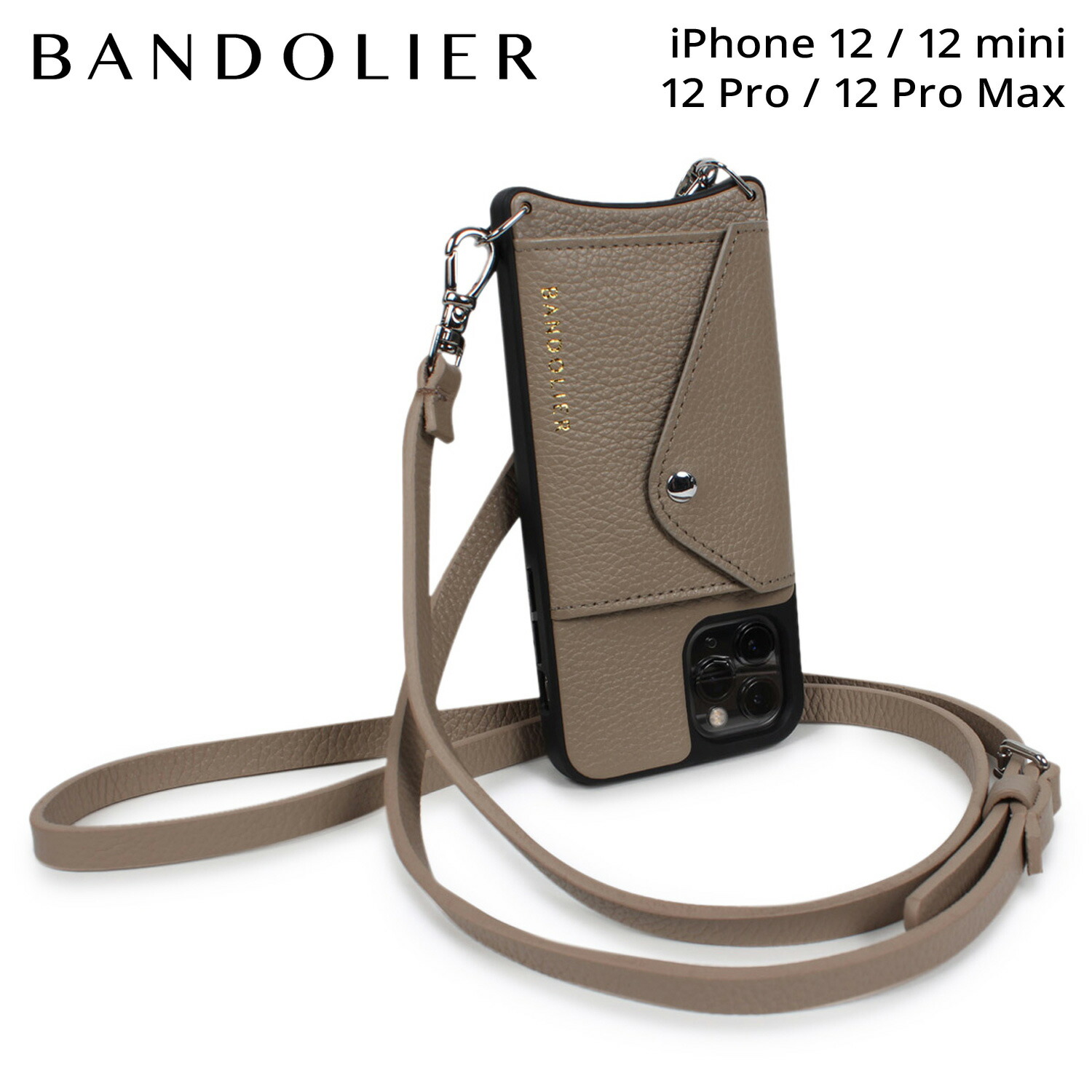 特上美品 BANDOLIER バンドリヤー iPhone 12 Pro MAX ケース - iPhone