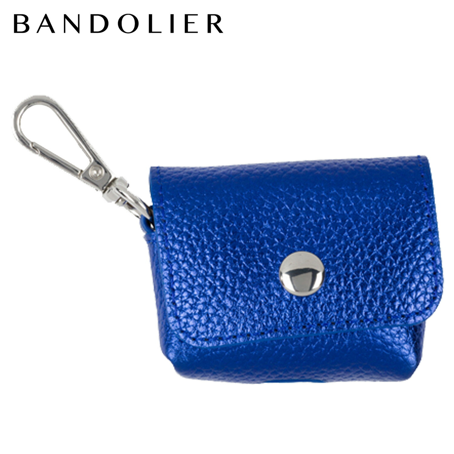 バンドリヤー BANDOLIER AirPods Pro ポーチ スマホ 携帯 エアーポッズ プロ メタリックブルー メンズ レディース POUCH METALLIC BLUE ブルー 46AVE 母の日