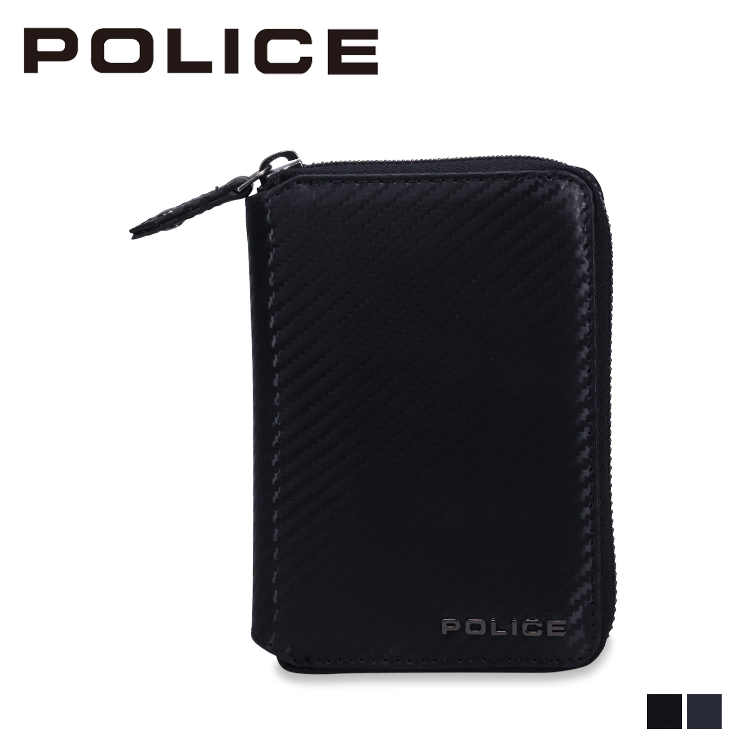 【楽天市場】POLICE ポリス ラウンドショートウォレット 財布 二つ折り メンズ 本革 ラウンドファスナー ROUND SHORT