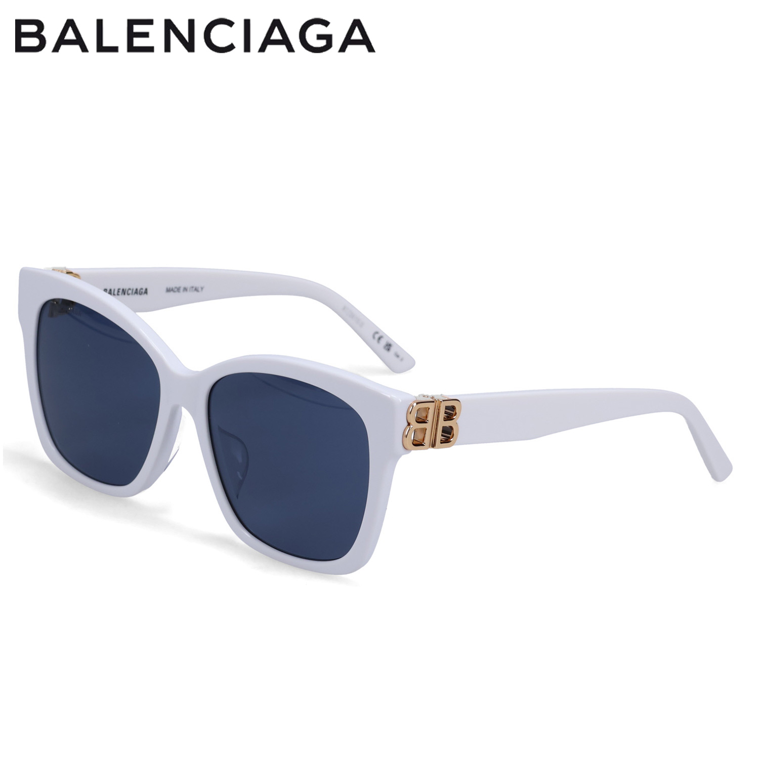 BALENCIAGA バレンシアガ ホワイトフレームサングラス 梨花 BALENCIAGA バレンシアガ ホワイトフレームサングラス 梨花