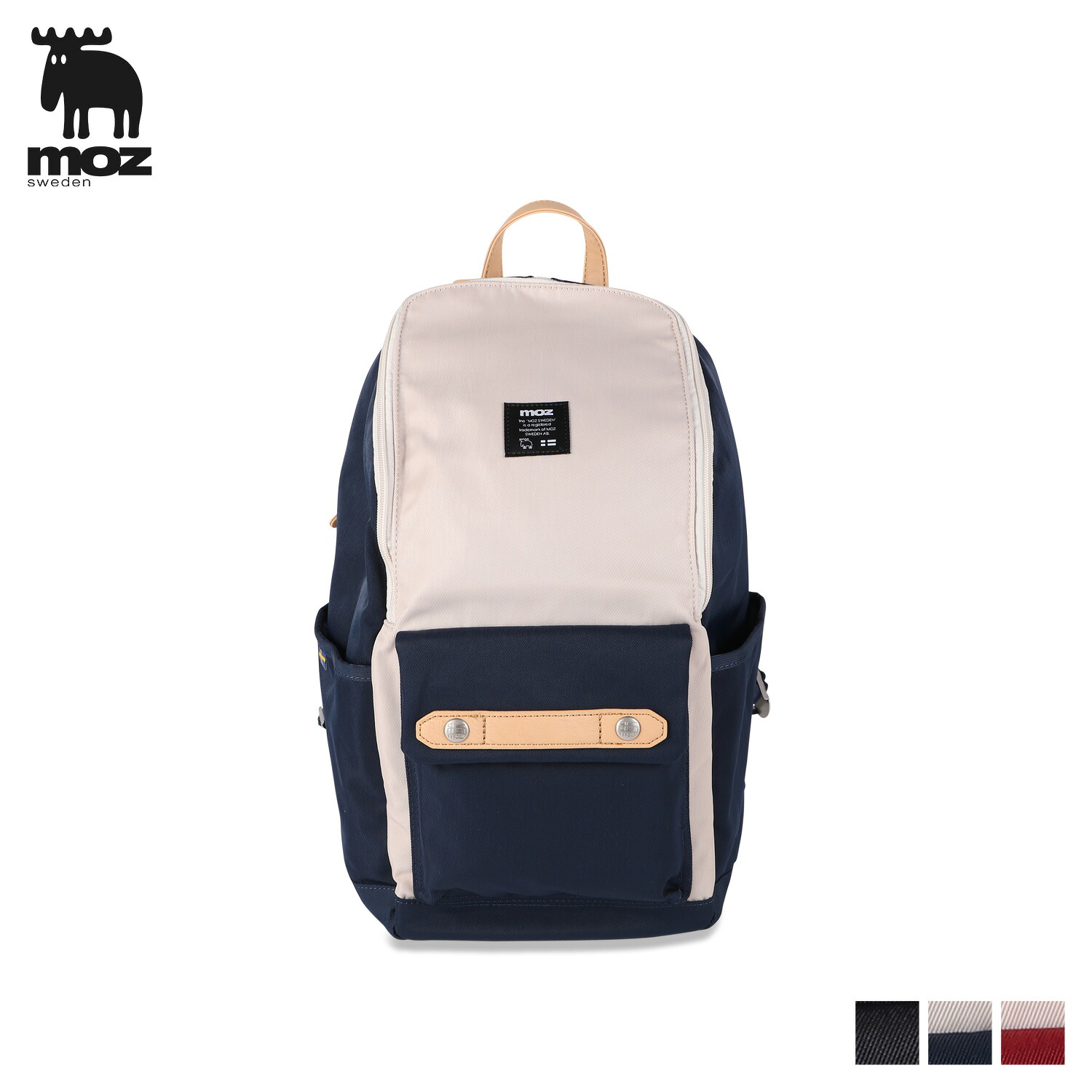 【最大1000円OFFクーポン発行中】 モズ moz リュック バッグ バックパック デイパック メンズ レディース 19L 軽量 撥水 DAYPACK ブラック ネイビー マルチ 黒 ZZCI-03L｜シュガーオンラインショップ