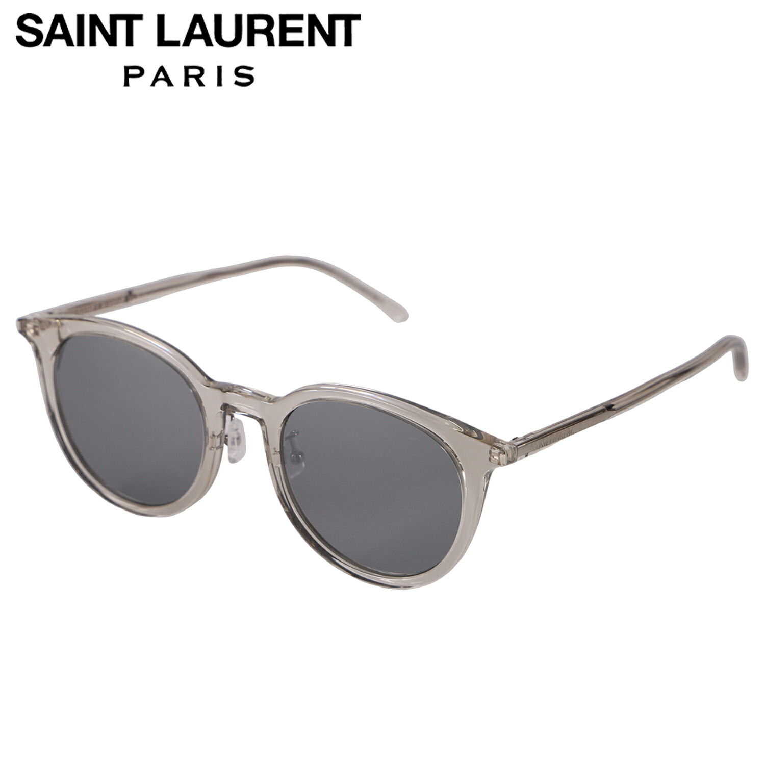 SAINT LAURENT PARIS サンローラン パリ サングラス メンズ レディース アジアンフィット UVカット 紫外線対策 SUNGLASSES ベージュ SL488K-004 母の日